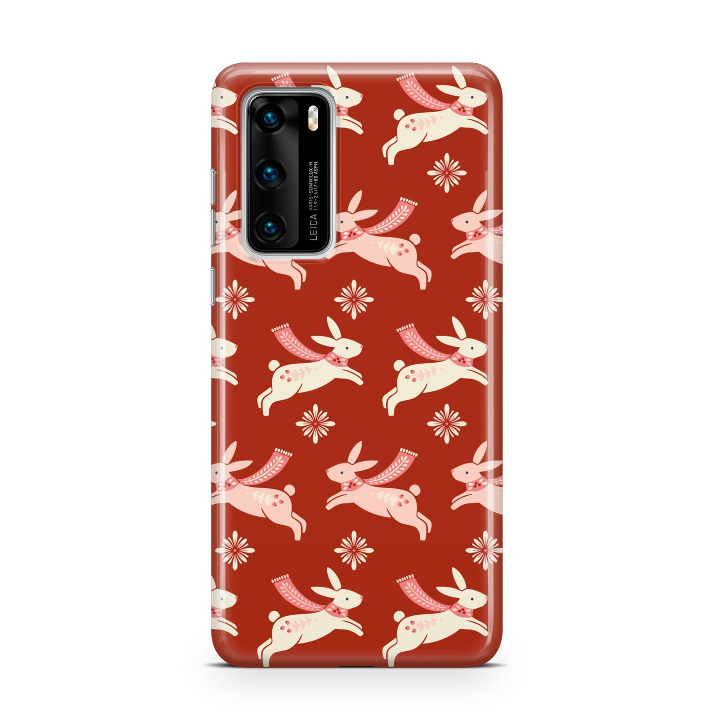 Christmas Rabbit Huawei P40 Phone Case