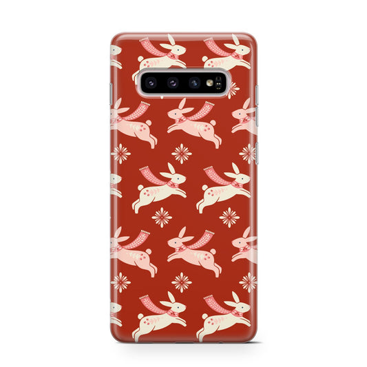 Christmas Rabbit Protective Samsung Galaxy Case