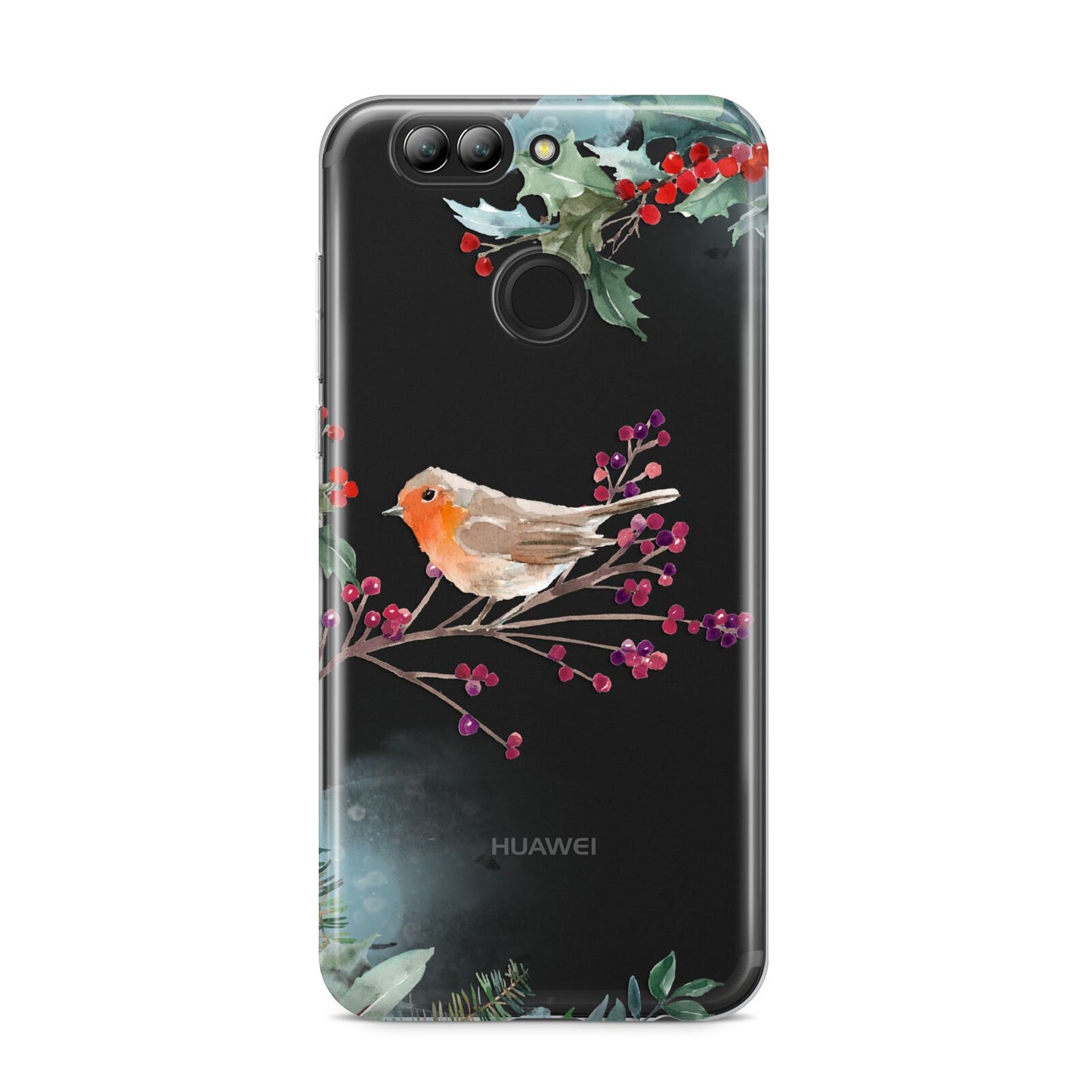 Christmas Robin Floral Huawei Nova 2s Phone Case