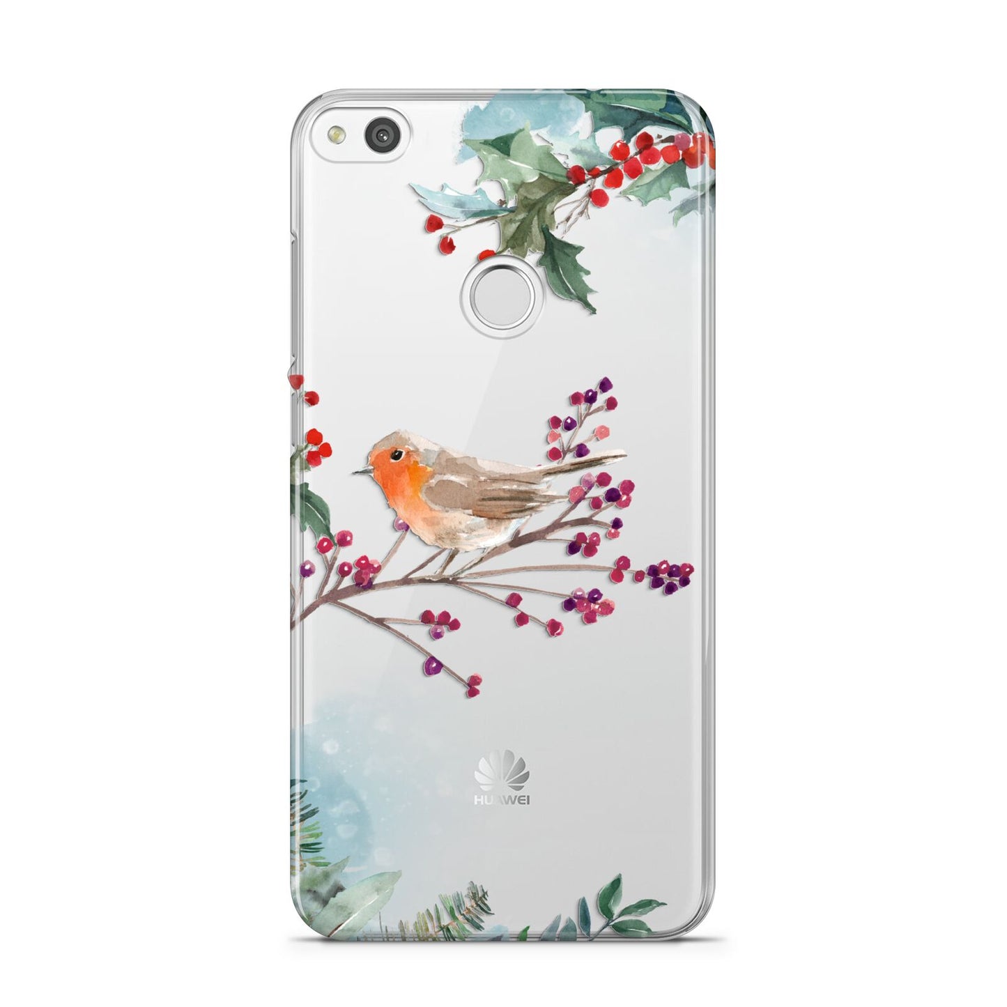 Christmas Robin Floral Huawei P8 Lite Case