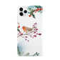 Christmas Robin Floral iPhone 11 Pro Max 3D Snap Case