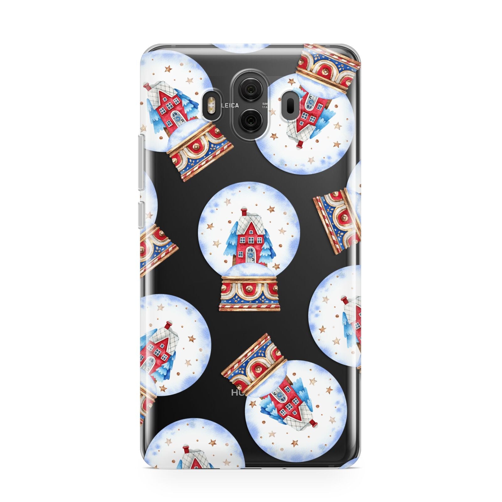 Christmas Snow Globe Pattern Huawei Mate 10 Protective Phone Case