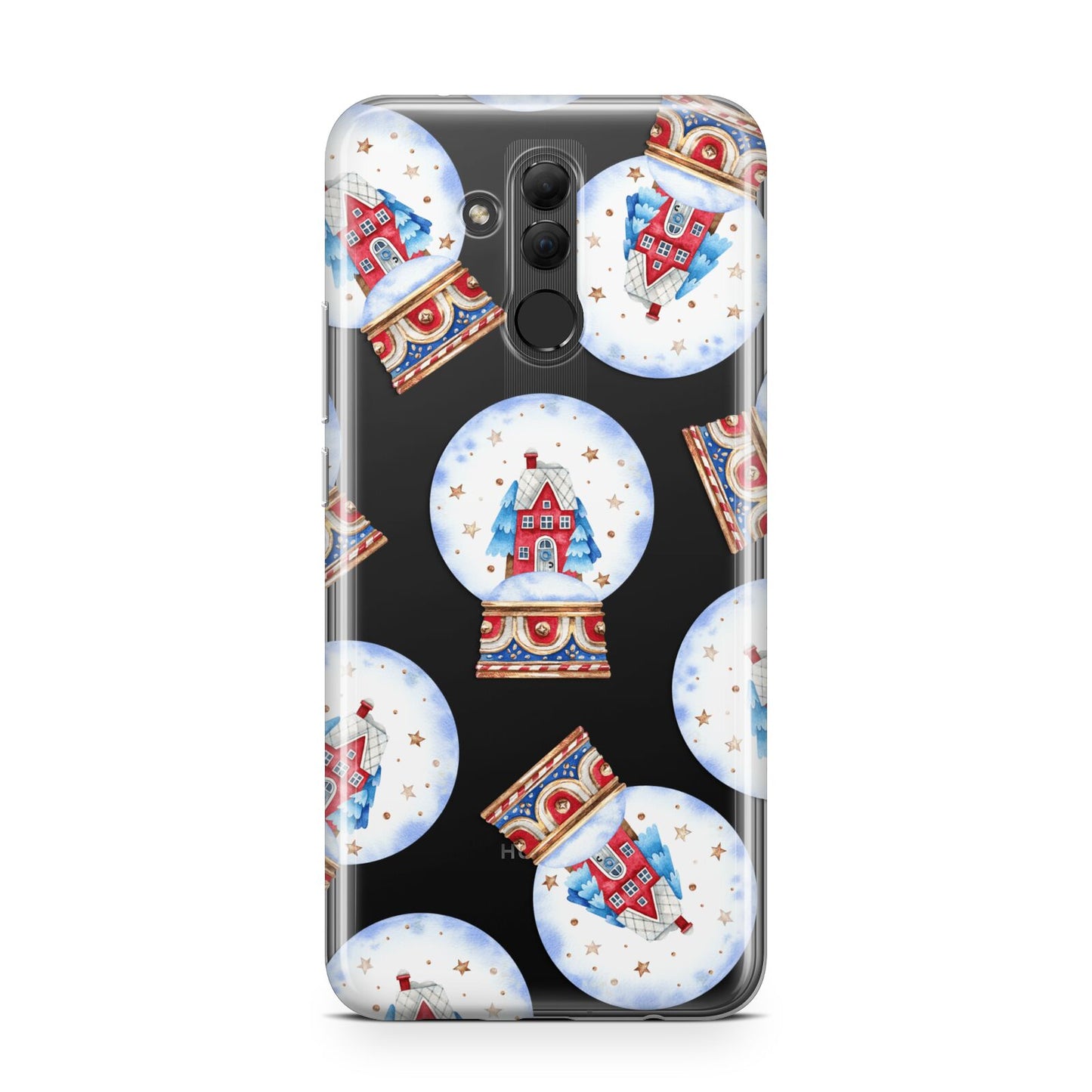 Christmas Snow Globe Pattern Huawei Mate 20 Lite