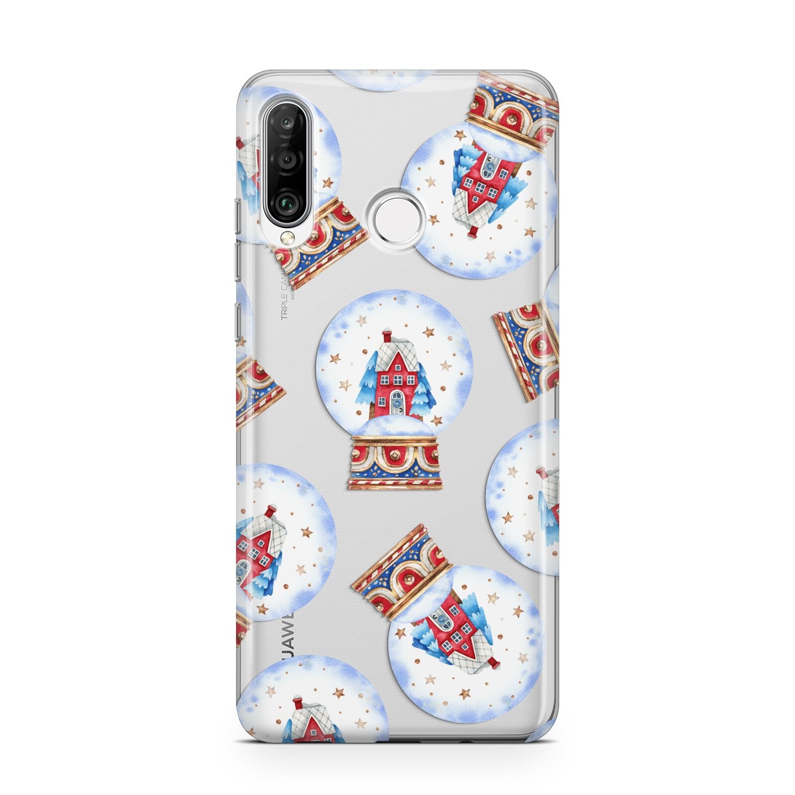 Christmas Snow Globe Pattern Huawei P30 Lite Phone Case