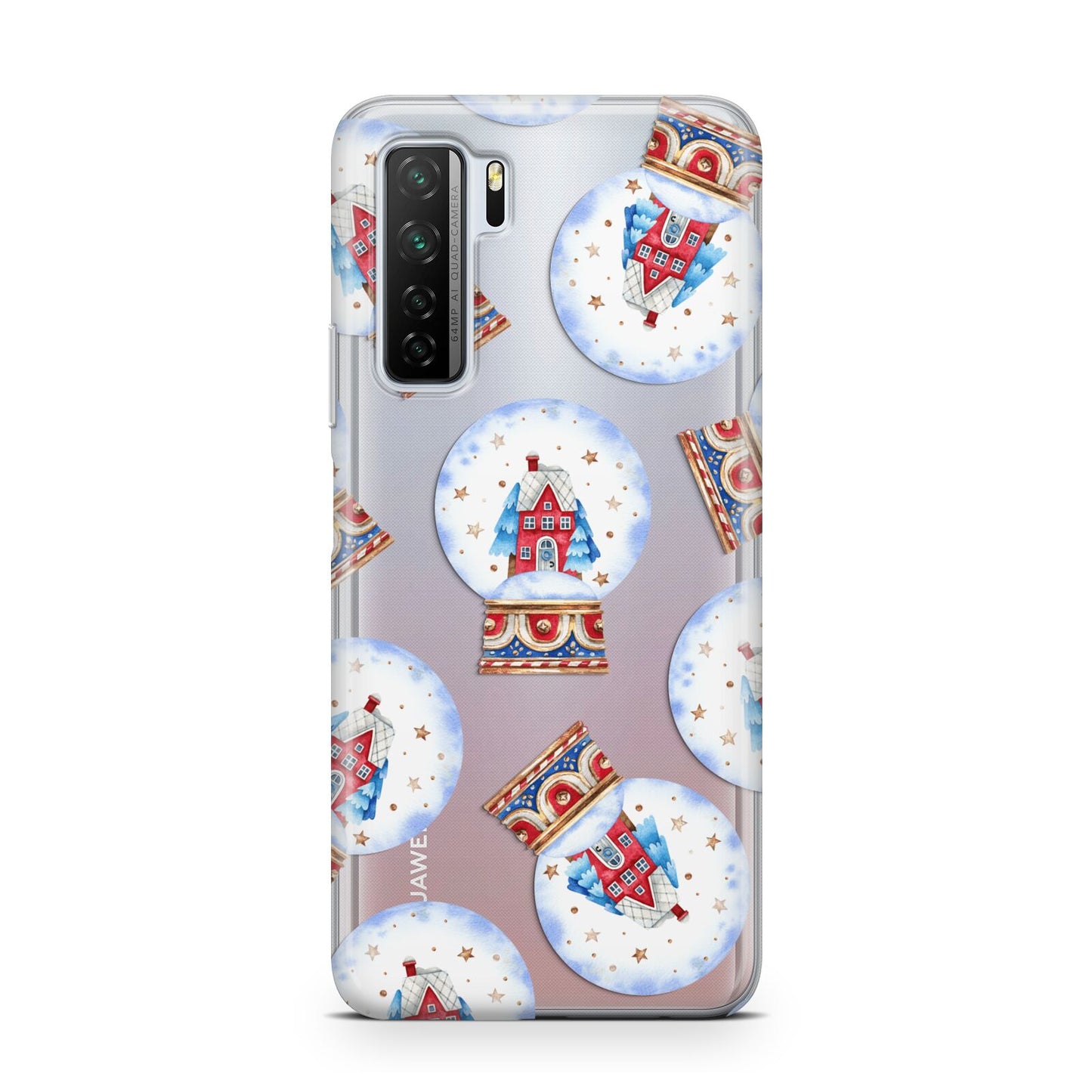 Christmas Snow Globe Pattern Huawei P40 Lite 5G Phone Case