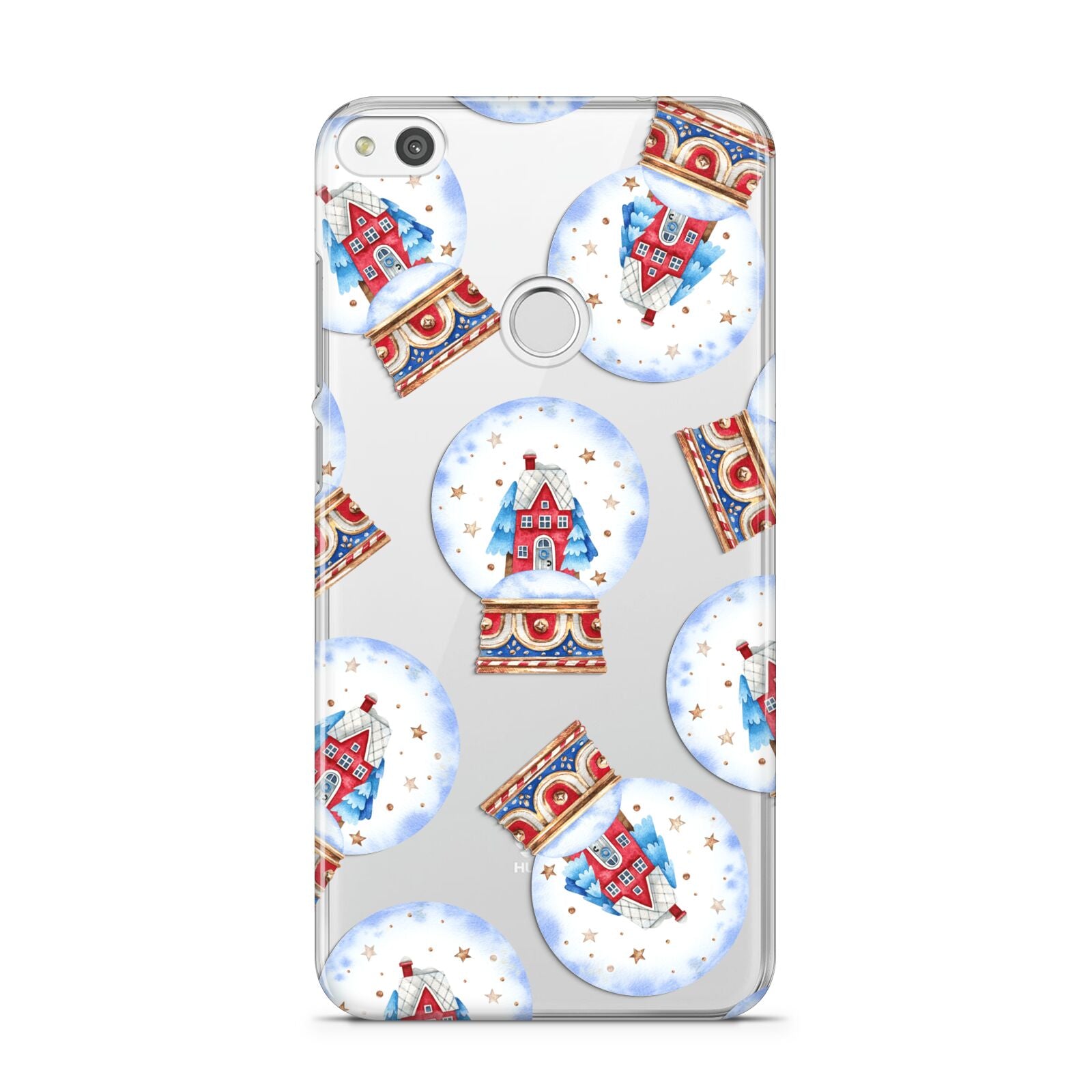 Christmas Snow Globe Pattern Huawei P8 Lite Case