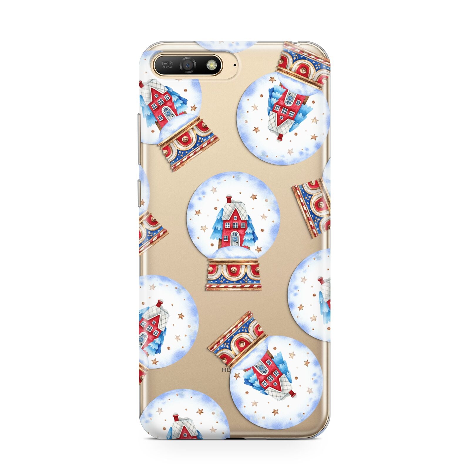 Christmas Snow Globe Pattern Huawei Y6 2018