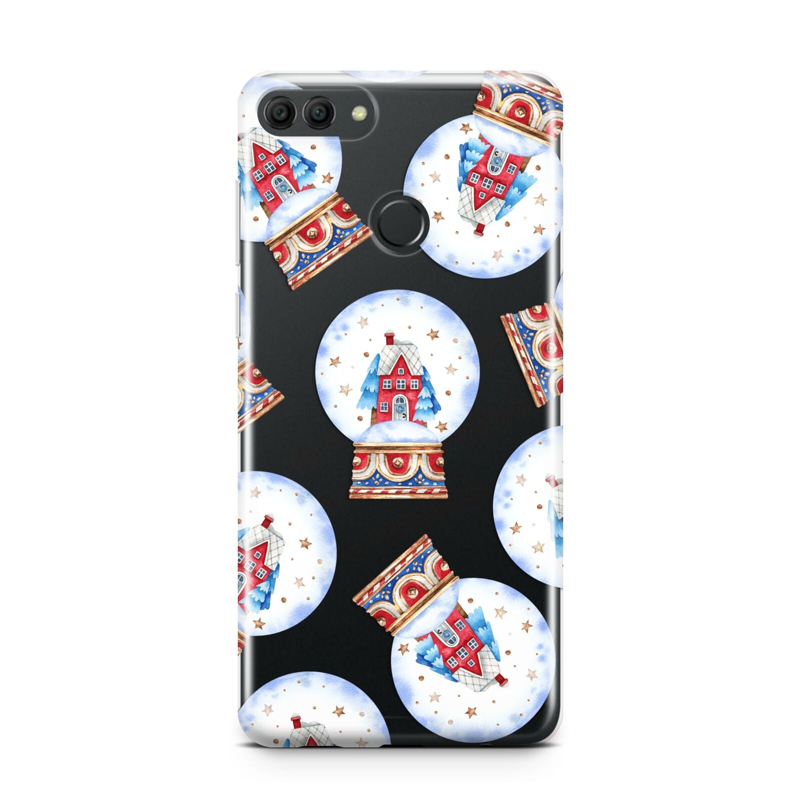 Christmas Snow Globe Pattern Huawei Y9 2018