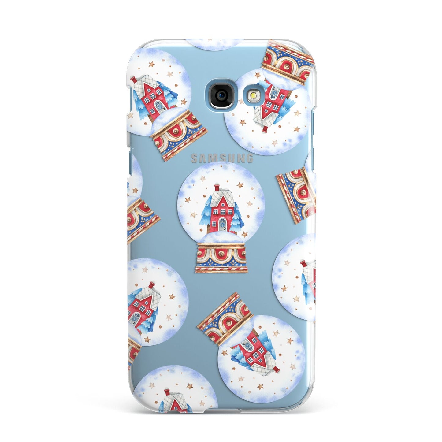 Christmas Snow Globe Pattern Samsung Galaxy A7 2017 Case