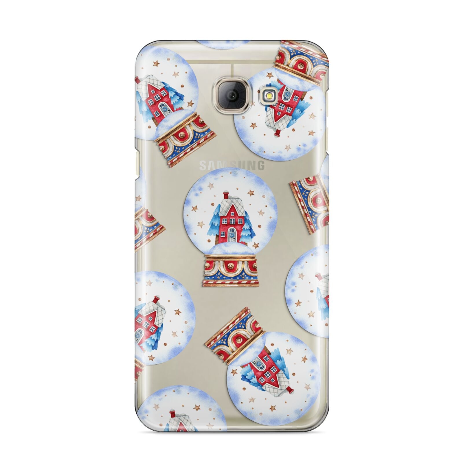 Christmas Snow Globe Pattern Samsung Galaxy A8 2016 Case