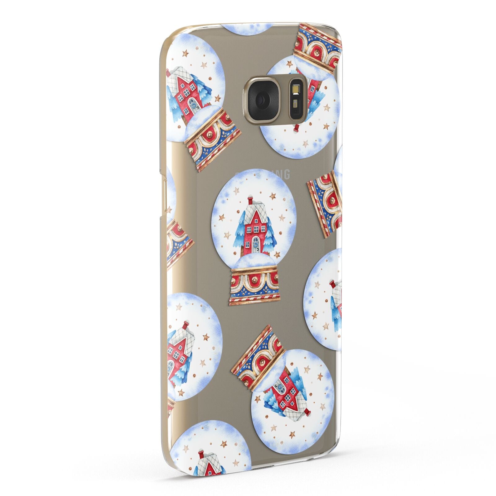 Christmas Snow Globe Pattern Samsung Galaxy Case Fourty Five Degrees