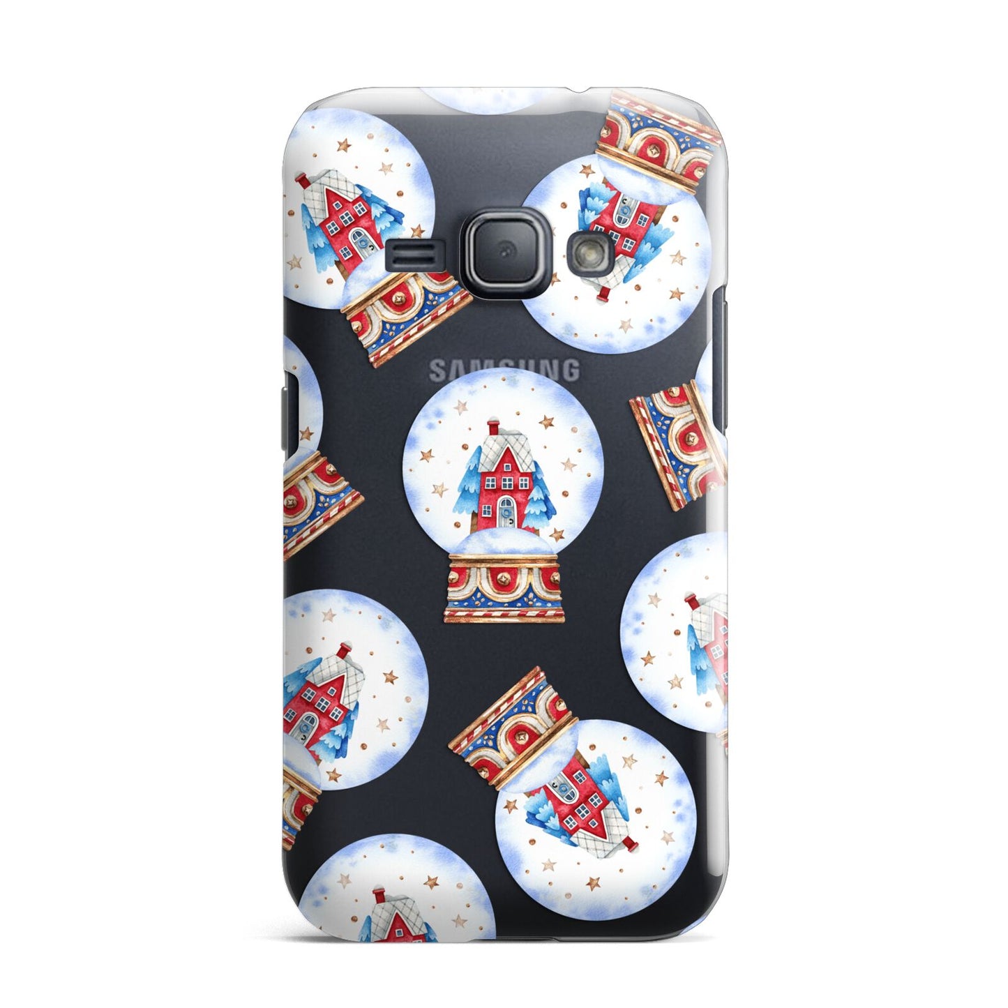 Christmas Snow Globe Pattern Samsung Galaxy J1 2016 Case