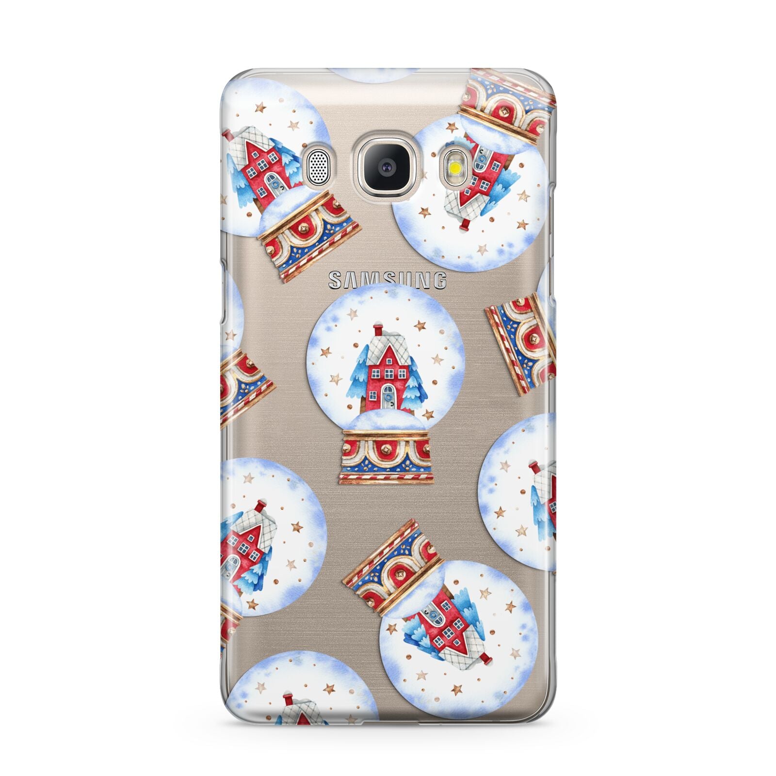 Christmas Snow Globe Pattern Samsung Galaxy J5 2016 Case