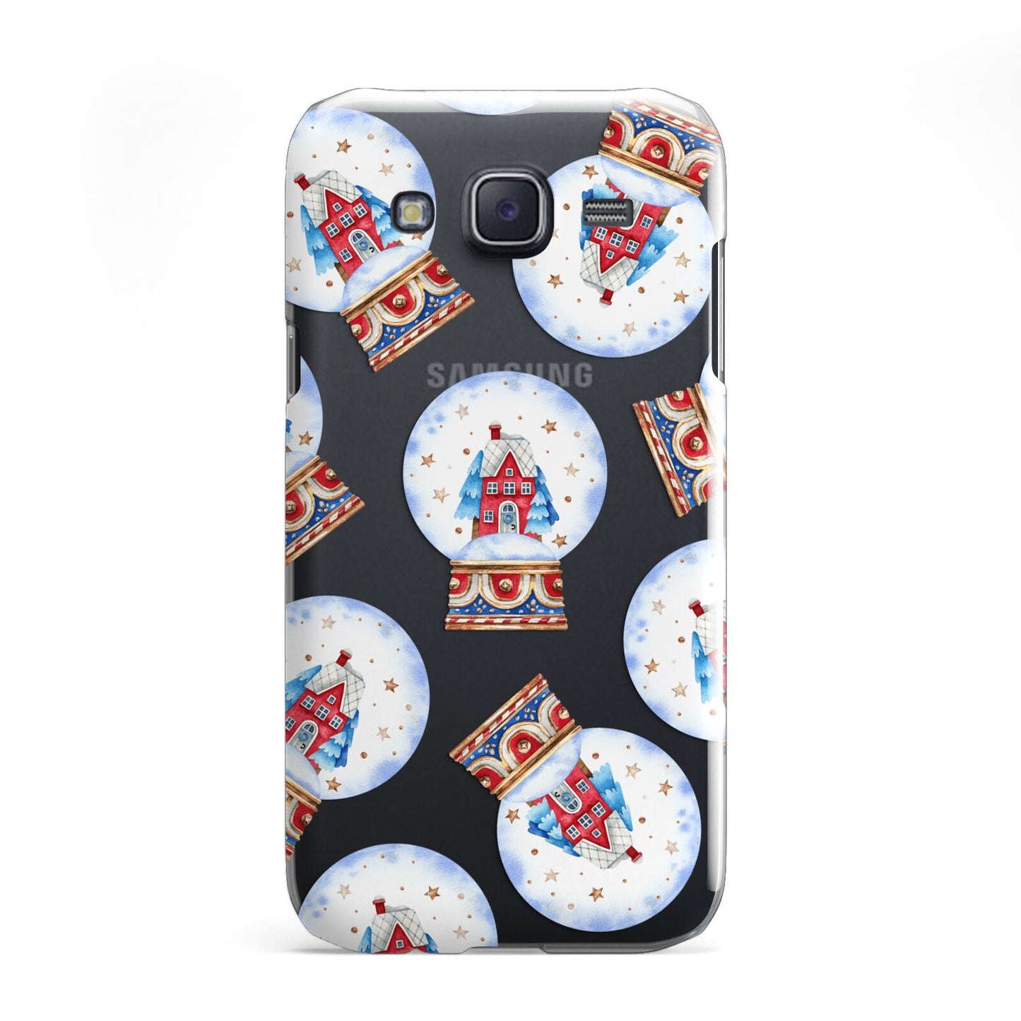 Christmas Snow Globe Pattern Samsung Galaxy J5 Case