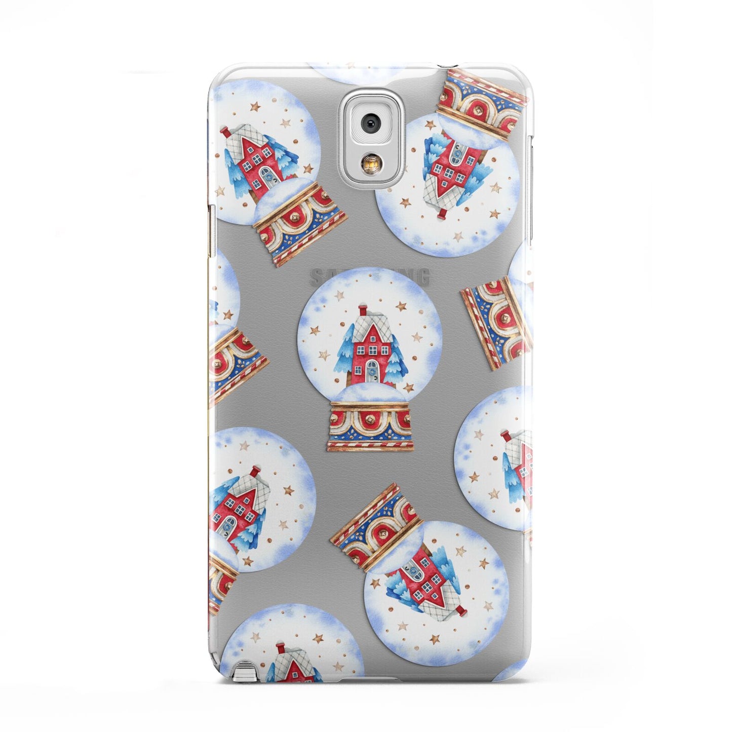 Christmas Snow Globe Pattern Samsung Galaxy Note 3 Case