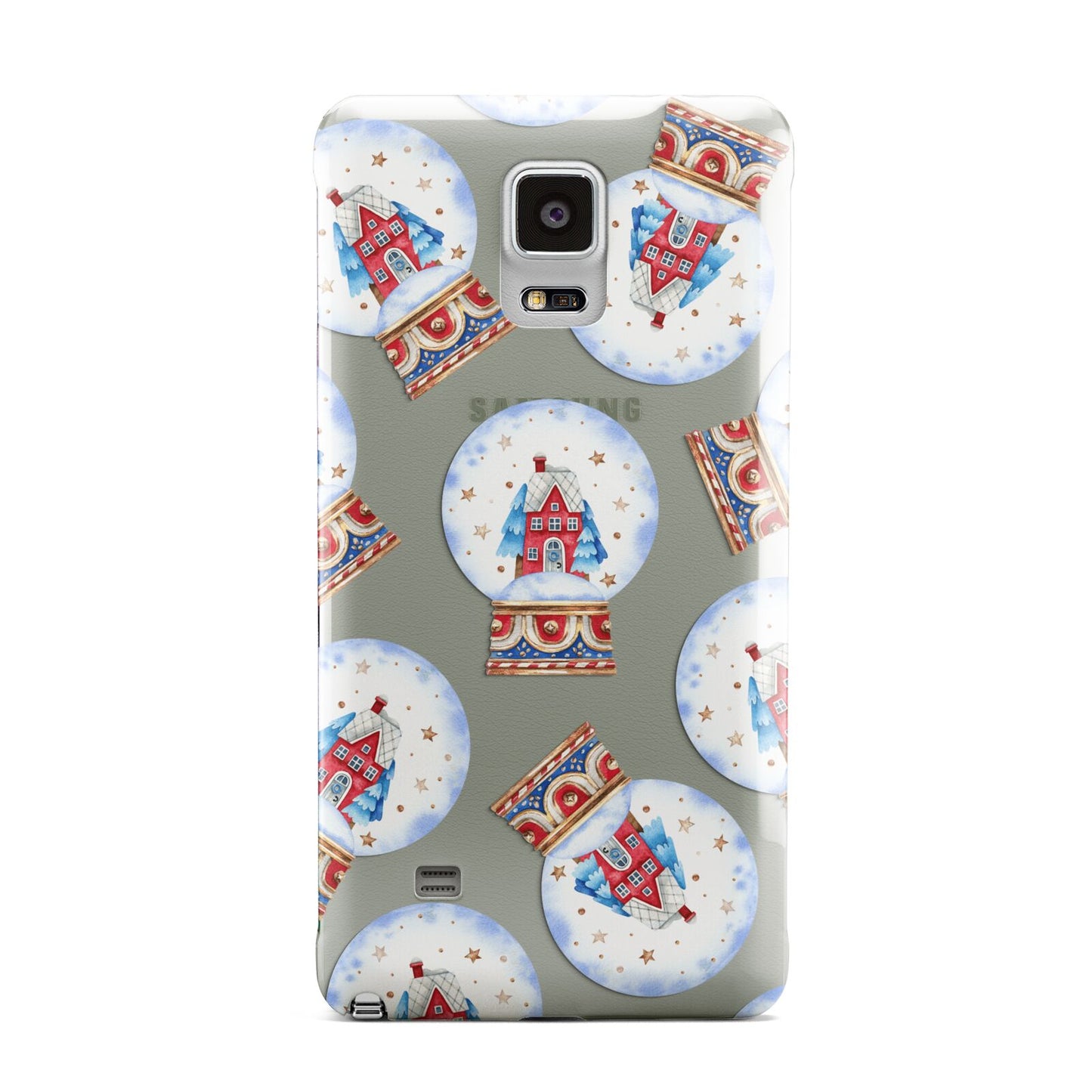 Christmas Snow Globe Pattern Samsung Galaxy Note 4 Case