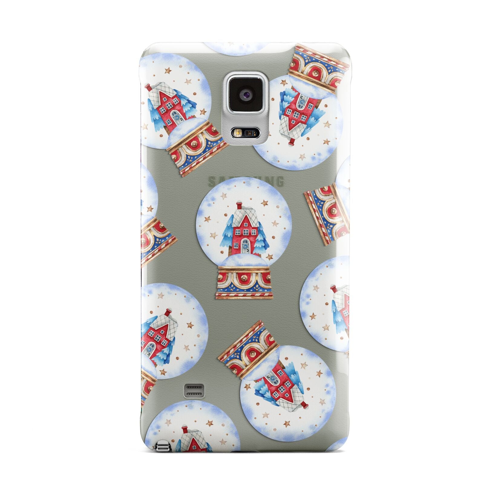 Christmas Snow Globe Pattern Samsung Galaxy Note 4 Case