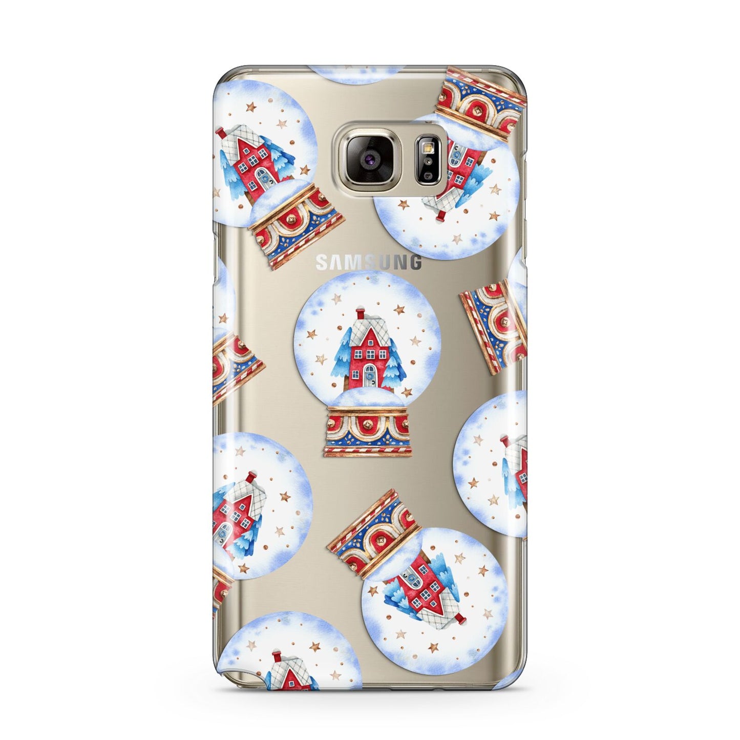 Christmas Snow Globe Pattern Samsung Galaxy Note 5 Case