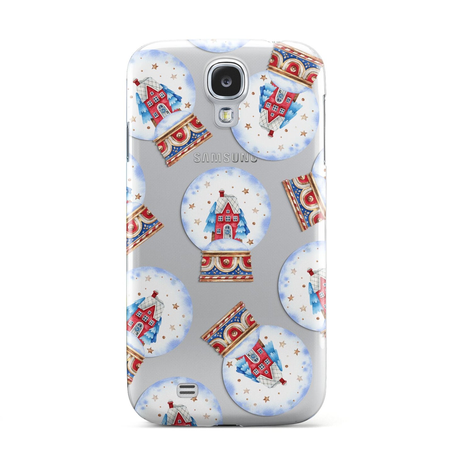 Christmas Snow Globe Pattern Samsung Galaxy S4 Case