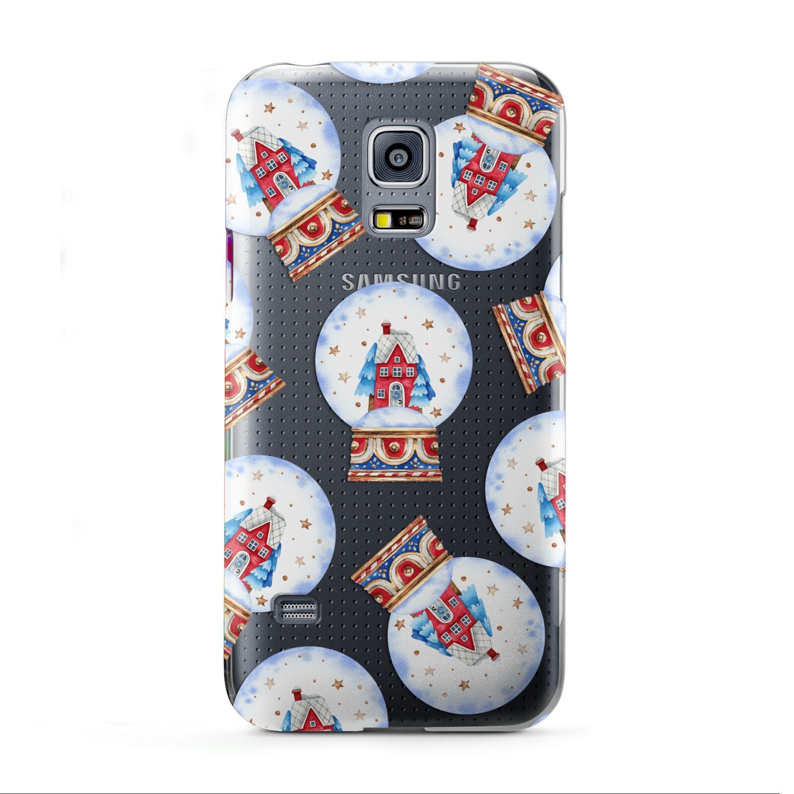 Christmas Snow Globe Pattern Samsung Galaxy S5 Mini Case