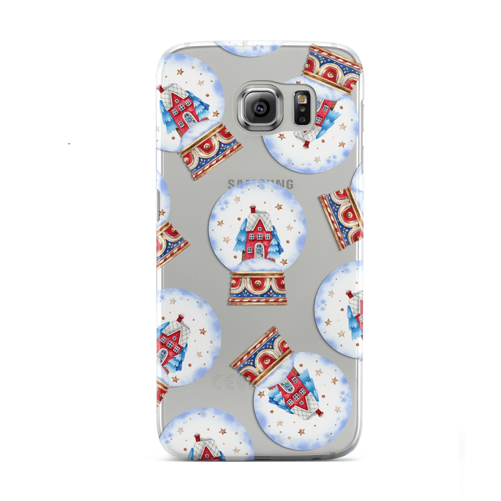 Christmas Snow Globe Pattern Samsung Galaxy S6 Case