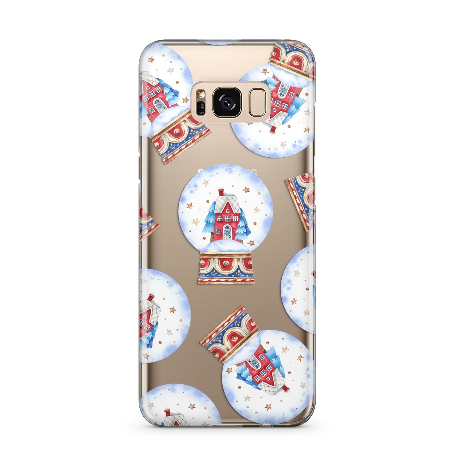 Christmas Snow Globe Pattern Samsung Galaxy S8 Plus Case