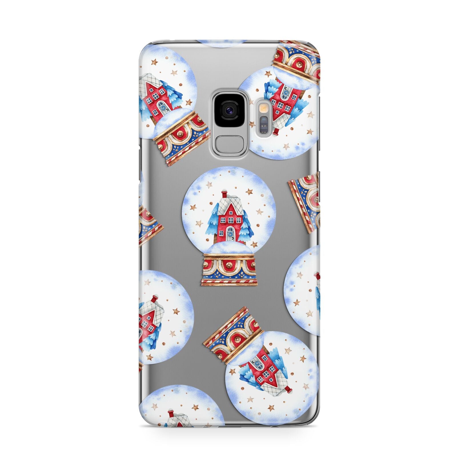 Christmas Snow Globe Pattern Samsung Galaxy S9 Case