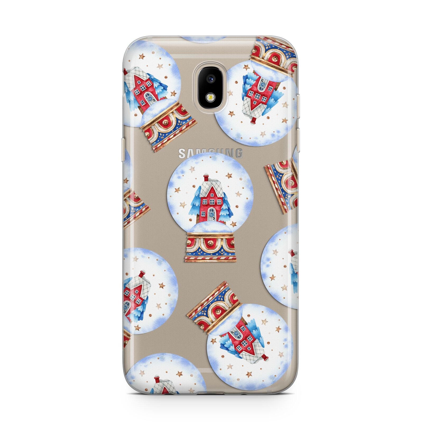 Christmas Snow Globe Pattern Samsung J5 2017 Case