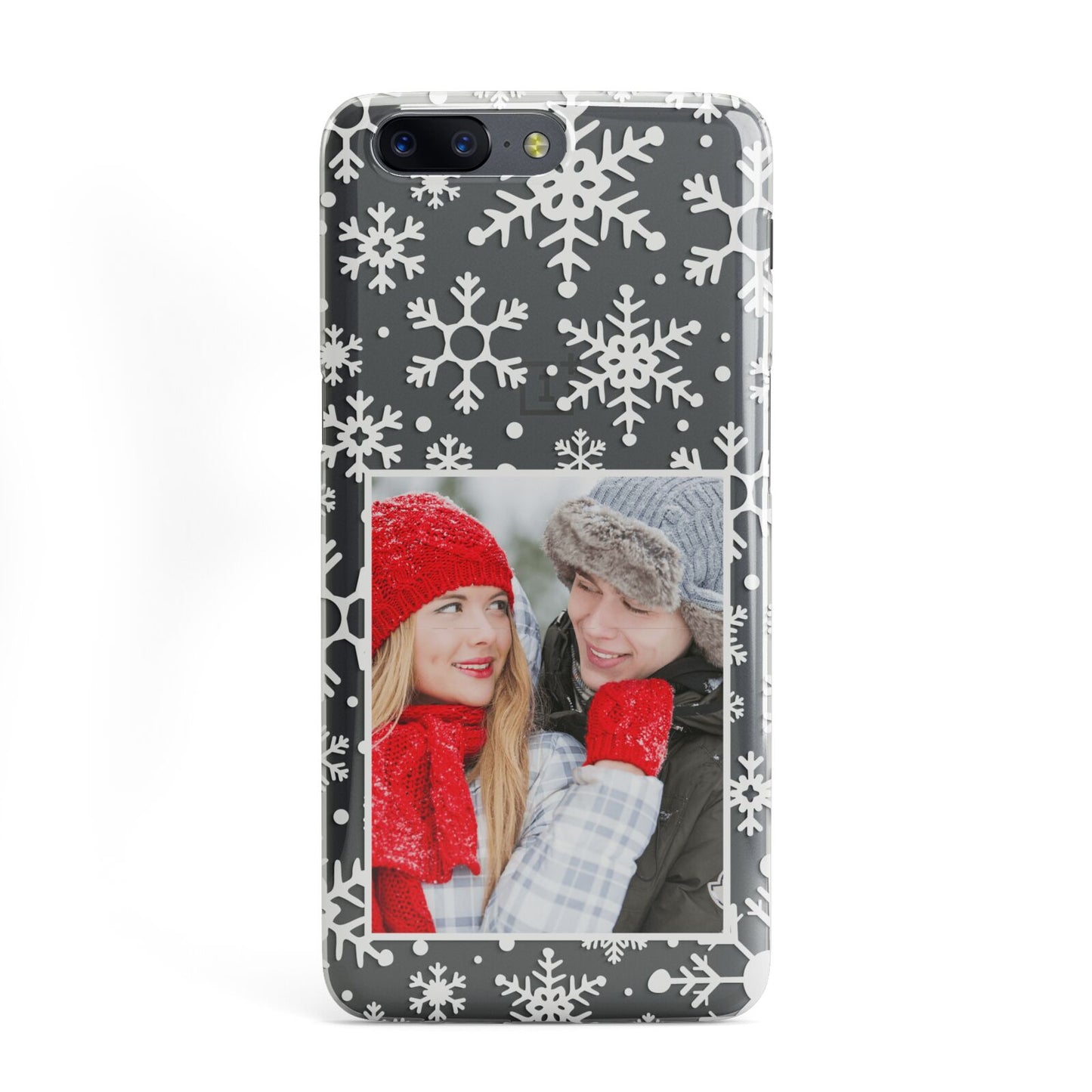 Christmas Snowflake Personalised Photo OnePlus Case