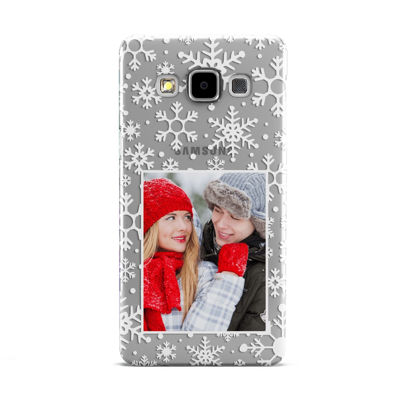 Christmas Snowflake Personalised Photo Samsung Galaxy A5 Case