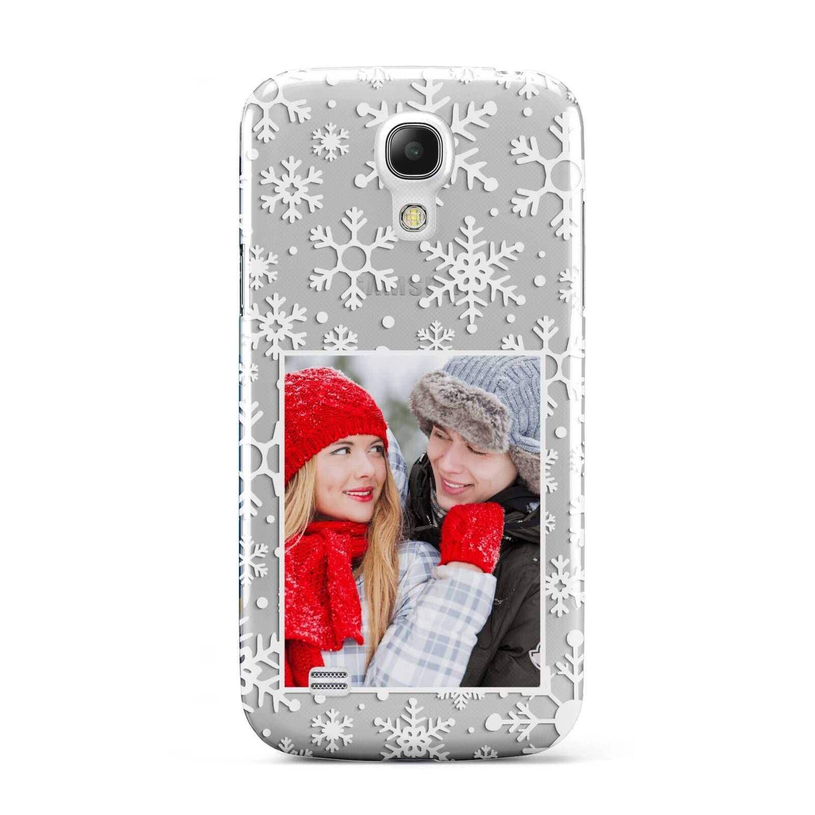 Christmas Snowflake Personalised Photo Samsung Galaxy S4 Mini Case