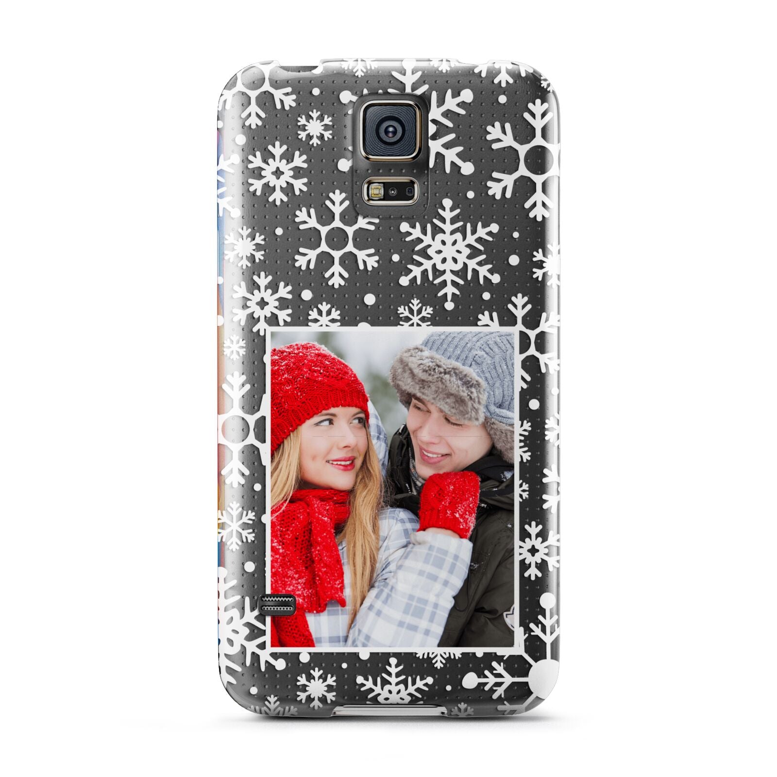 Christmas Snowflake Personalised Photo Samsung Galaxy S5 Case