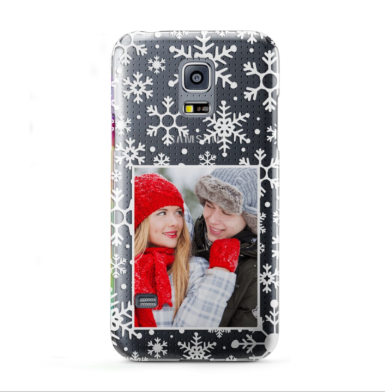 Christmas Snowflake Personalised Photo Samsung Galaxy S5 Mini Case