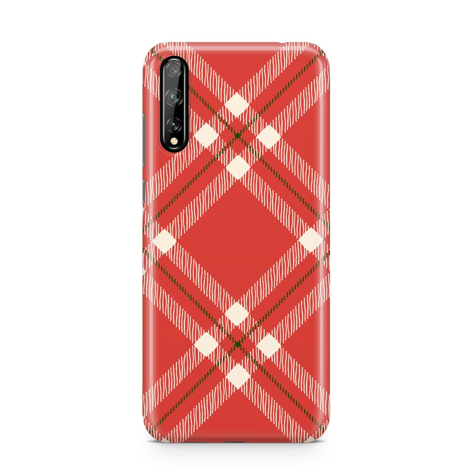 Christmas Tartan Huawei Enjoy 10s Phone Case