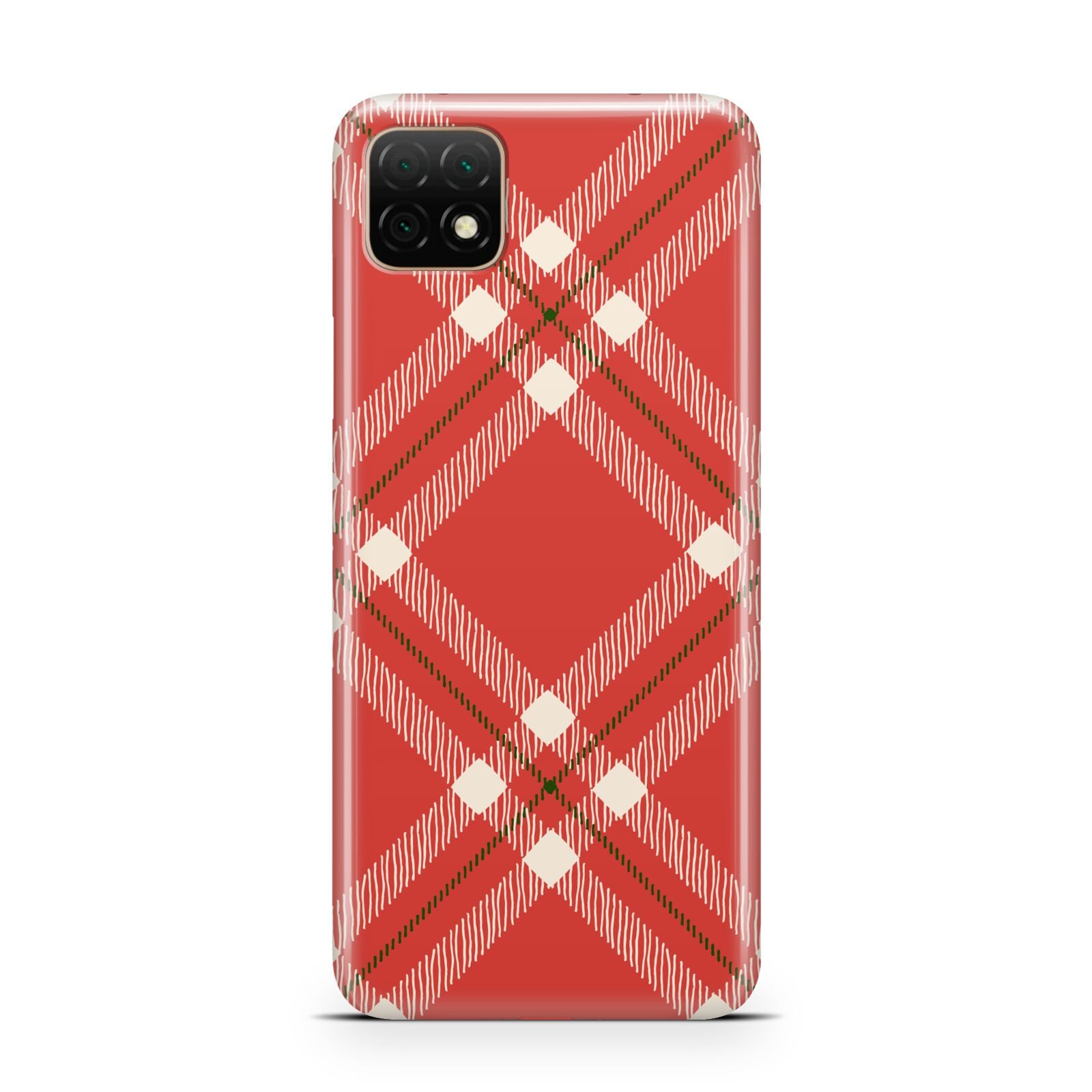 Christmas Tartan Huawei Enjoy 20 Phone Case