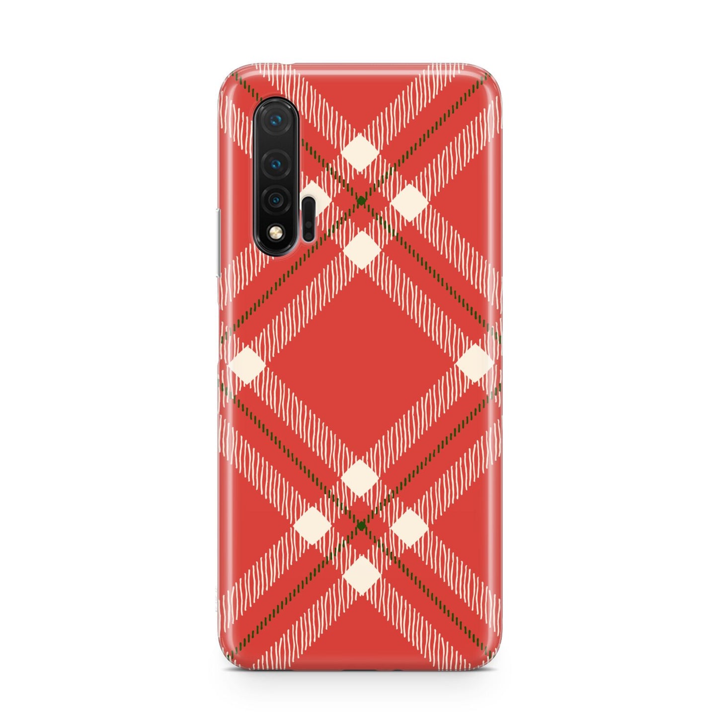 Christmas Tartan Huawei Nova 6 Phone Case