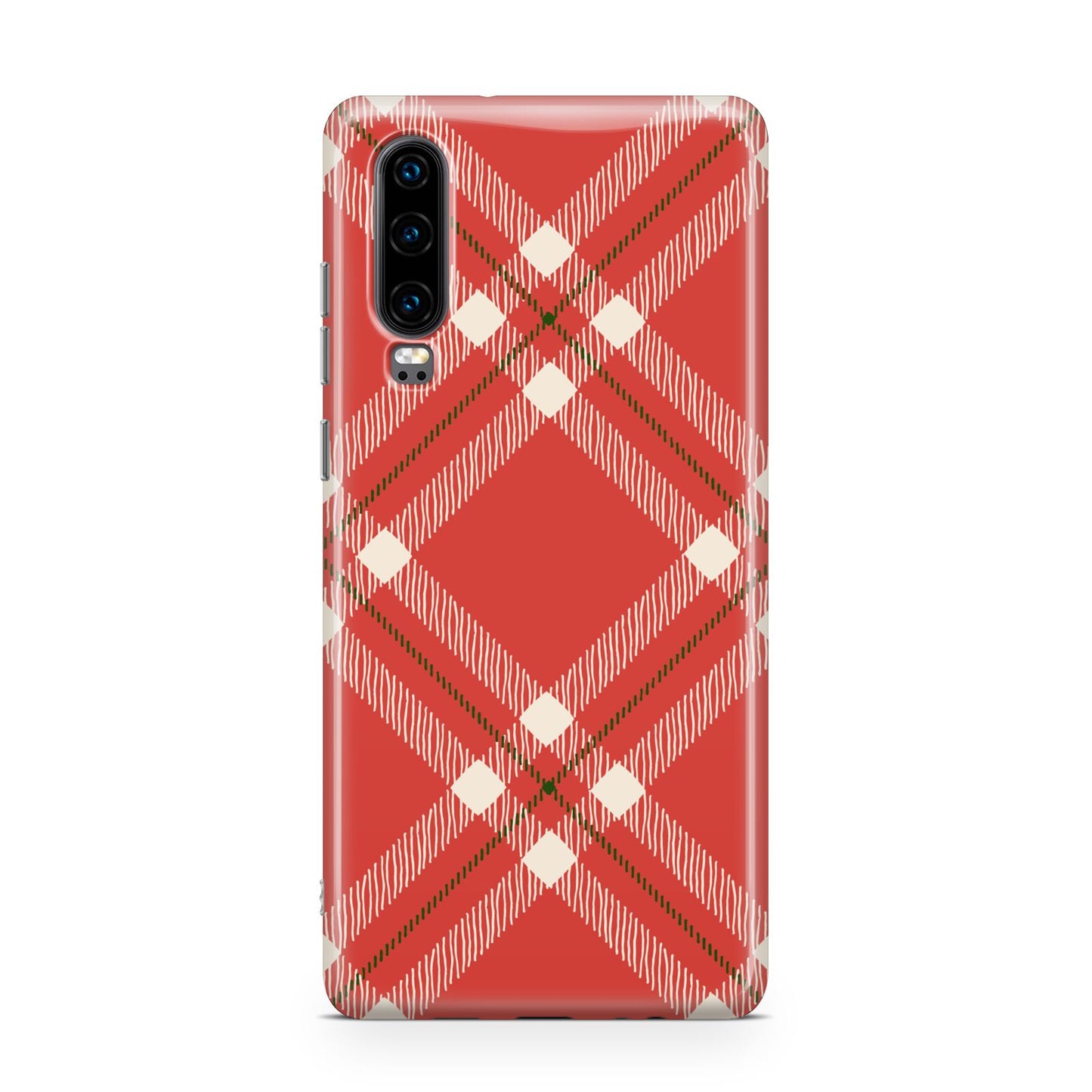 Christmas Tartan Huawei P30 Phone Case