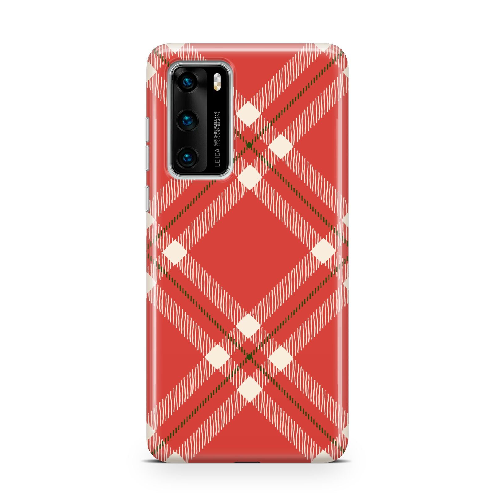 Christmas Tartan Huawei P40 Phone Case