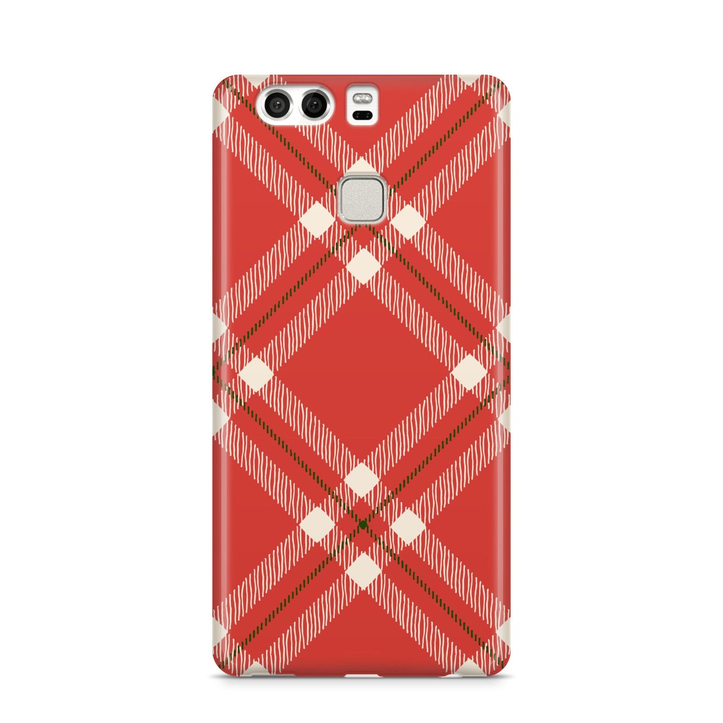 Christmas Tartan Huawei P9 Case