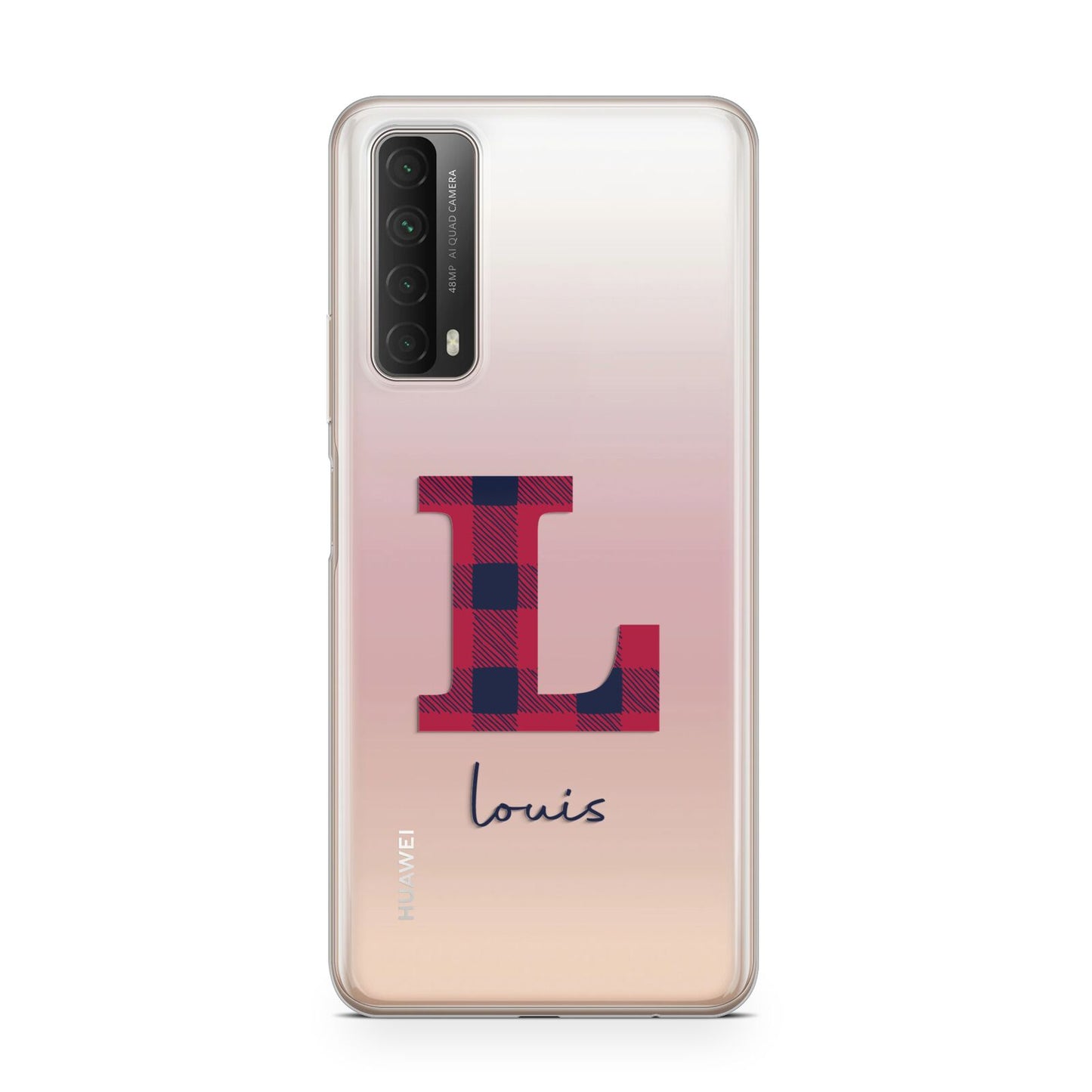 Christmas Tartan Personalised Huawei P Smart 2021