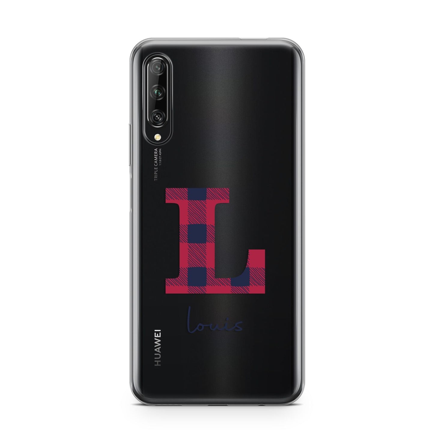 Christmas Tartan Personalised Huawei P Smart Pro 2019