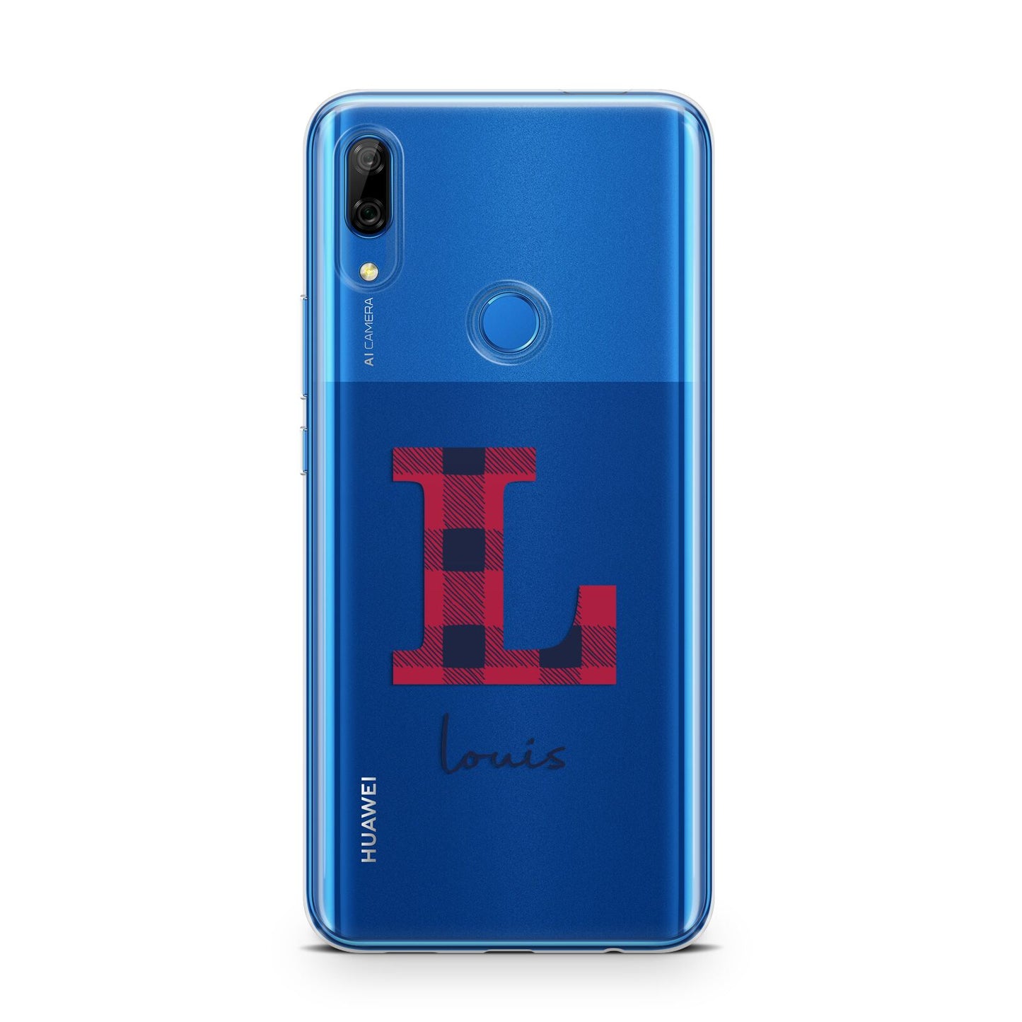 Christmas Tartan Personalised Huawei P Smart Z