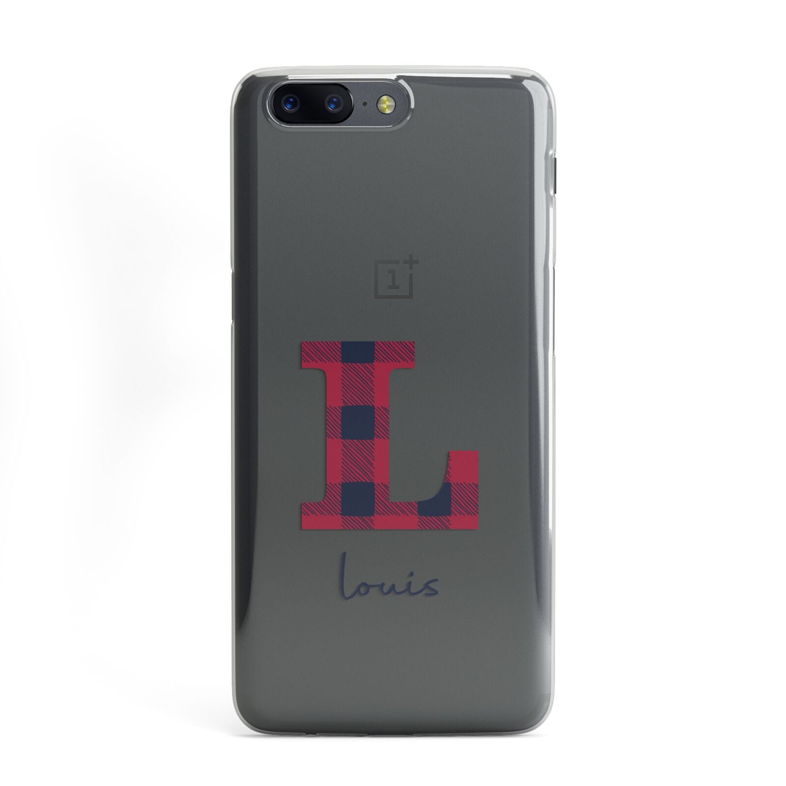 Christmas Tartan Personalised OnePlus Case