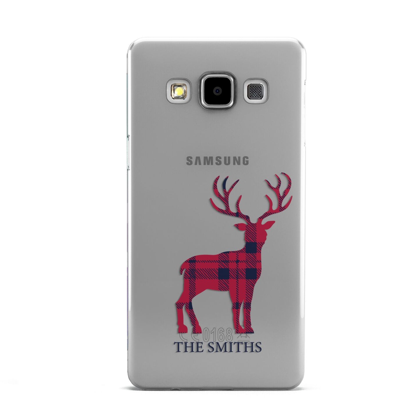 Christmas Tartan Reindeer Personalised Samsung Galaxy A5 Case