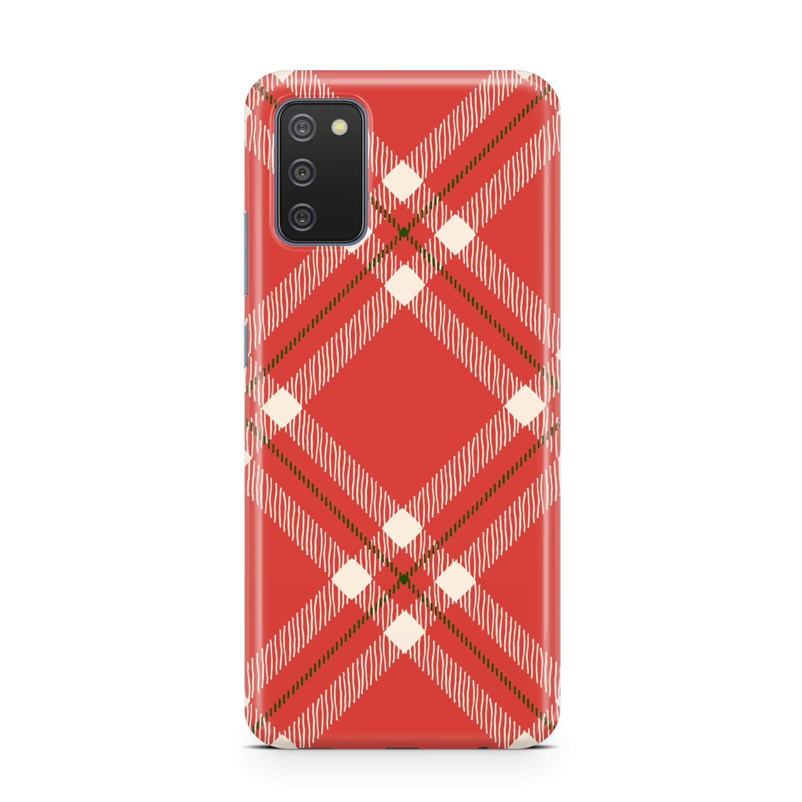 Christmas Tartan Samsung A02s Case