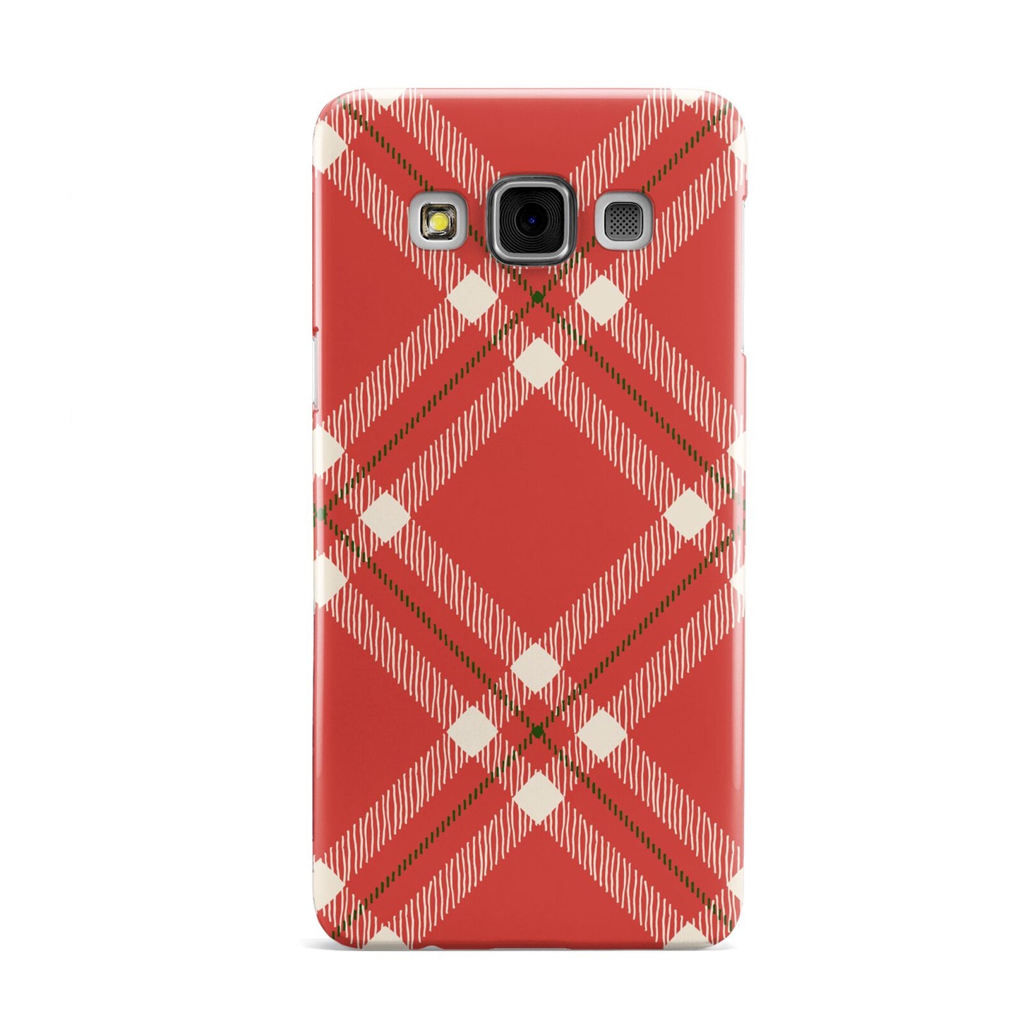 Christmas Tartan Samsung Galaxy A3 Case