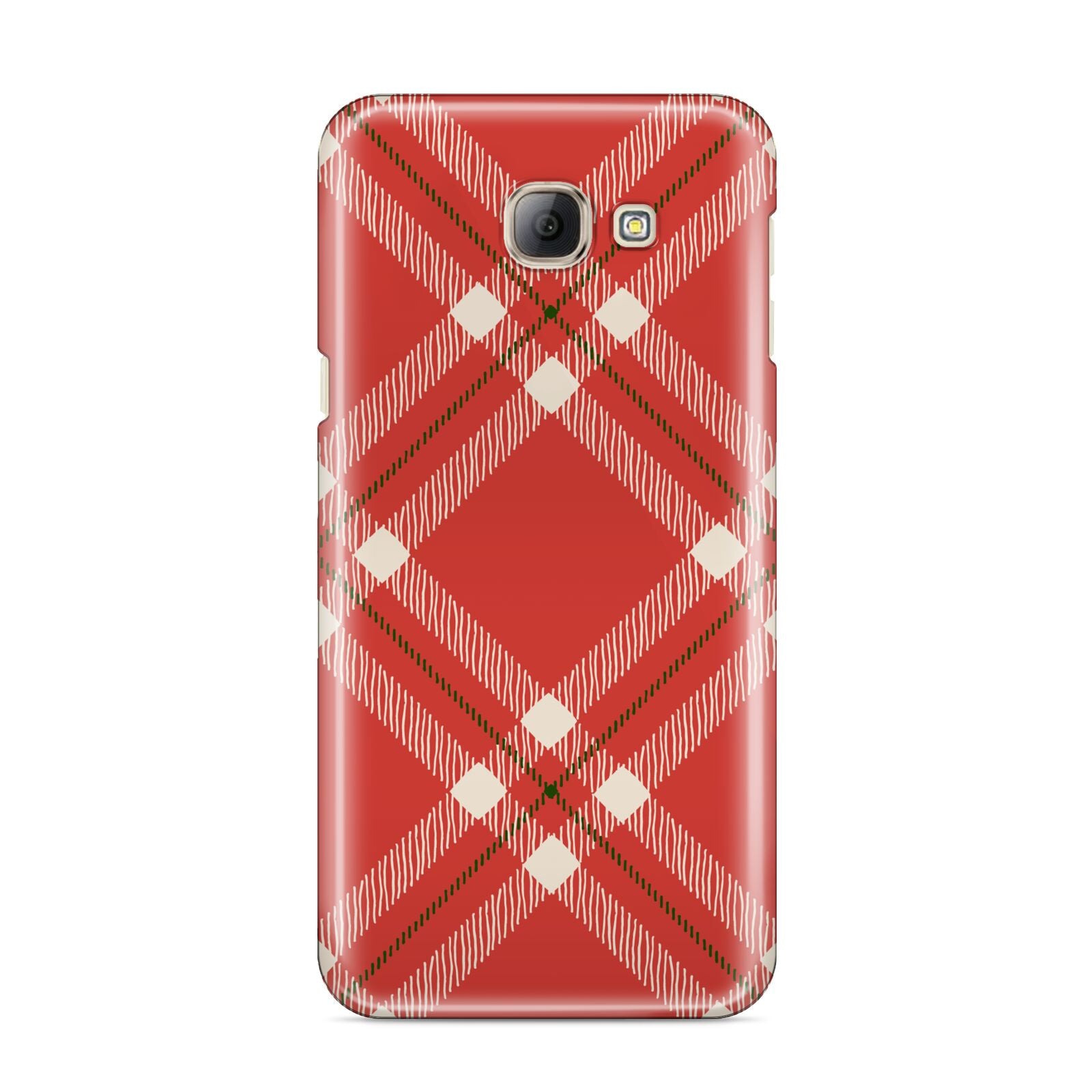 Christmas Tartan Samsung Galaxy A8 2016 Case