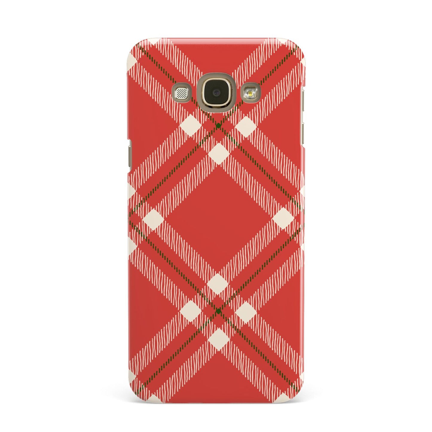 Christmas Tartan Samsung Galaxy A8 Case