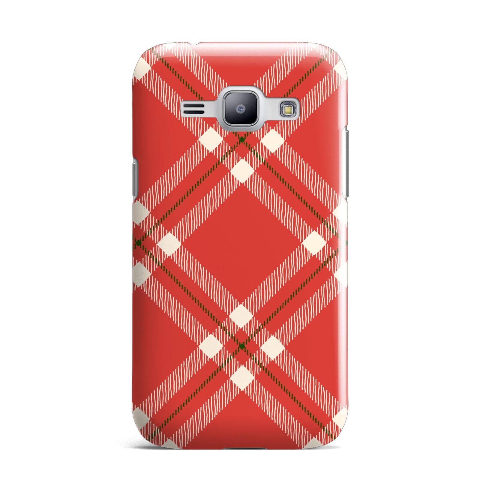 Christmas Tartan Samsung Galaxy J1 2015 Case