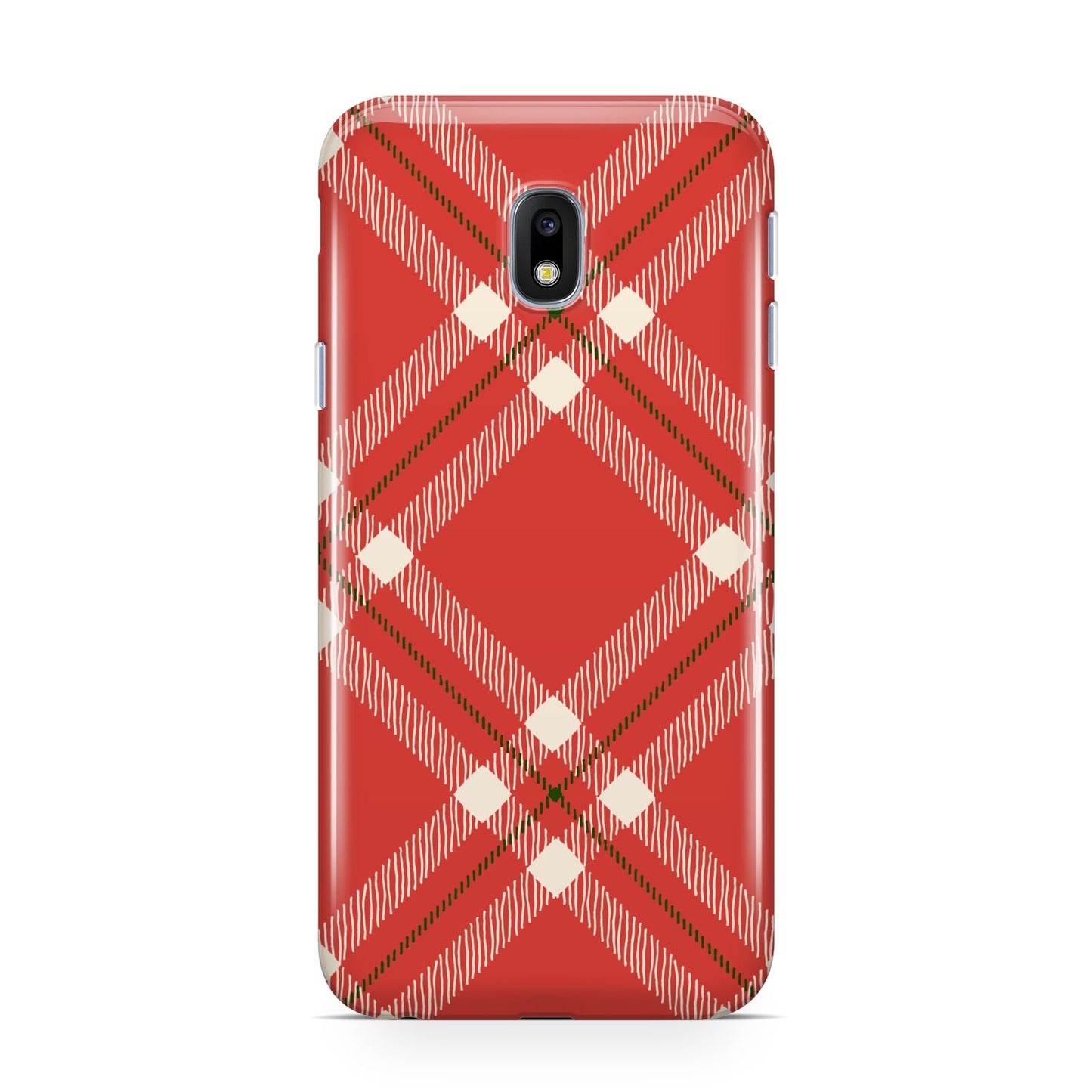 Christmas Tartan Samsung Galaxy J3 2017 Case